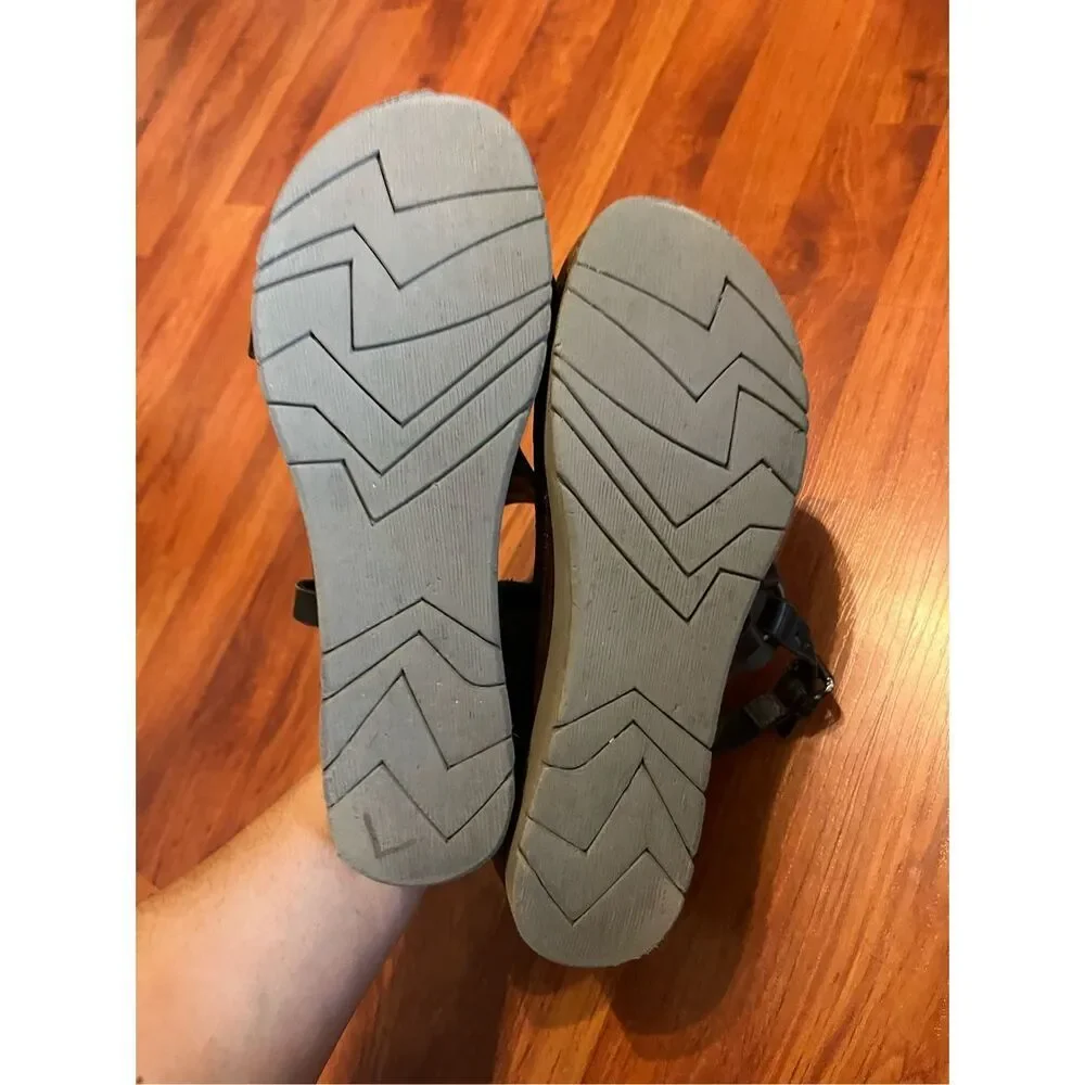 OTBT Maverick Platform Leather T strap Thong Slingback size 9. - Picture 9 of 15